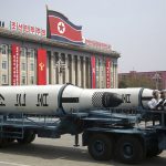 آماده سازی پرتاب یک موشک ضد زیردریایی از سوی کره شمالی