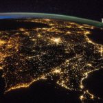 ببینید | زمین از دید فضانوردان در شب