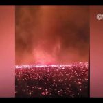 ببینید | گردبادی از آتش در کالیفرنیا