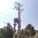 پروژه کابل کشی  شبکه فشار متوسط زمینی سه راه شهید مدنی در شهرستان شاهرود