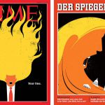 تصاویر جنجالی ترامپ روی جلد مجله‌ها