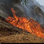 مهار آتش‌سوزی گسترده در جنگل‌های سیاهکل و تالش